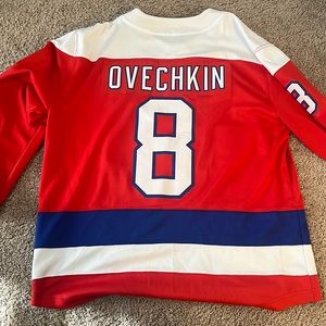 Capitals Ovechkin jersey. Only worn once!